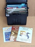 Hunting & Fishing Collectibles Magazine issues, dates range 2001-2006 all stored in a file box.