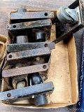 Seven casters for your next project. Wheels look like 2-1/2