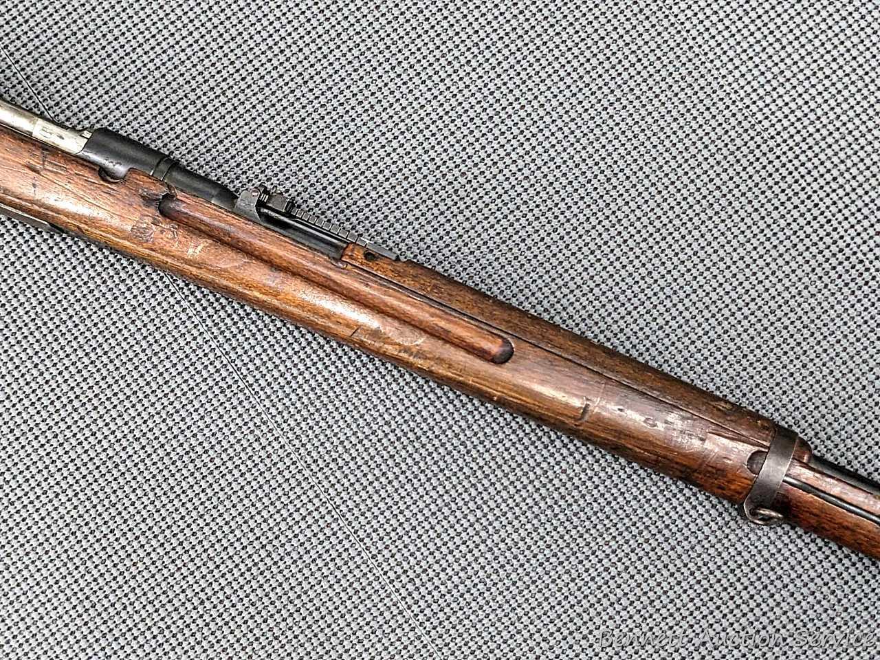 Japanese Arisaka rifle in 6.5mm has a 31.5