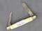 Vintage Remington folding pocket knife with two blades. The knife is in overall good condition, with