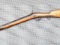 Unmarked caplock black powder muzzleloading rifle has a 38