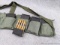 U.S. military bandolier with 40 rounds of .30 ball M2 in en-bloc clips, ready for your M1 Garand.