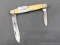 Vintage Newton Lockwood Brothers folding pocket knife with double blades. The knife is in very good