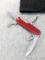 Victorinox Rostfrei Officer Suisse Swiss Army pocket knife. Largest blade marked Victoria and