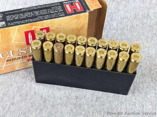 20 Rounds of Hornady .270 Winchester ammunition with ballistic tip bullets.