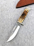 Case XX sheath knife is marked 678-3 1/2 and measures 7-1/8