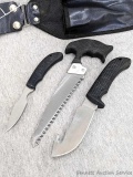 Hunting knife set with 7-1/4