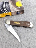 Case XX folding pocket knife with original for Carhartt, blade is marked 101953L SS, opens to