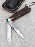 Craftsman No. 9560 utility pocket knife was made in USA and has two blades. Measures 3-3/4