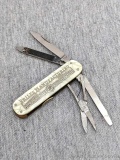 Promotional pocket knife was made in Solingen, Germany for Brilles Manufacturing of El Segundo,