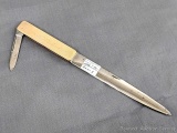 Remington UMC letter opener knife with a pen blade, the handles are marked rolled gold - B.&B. ST