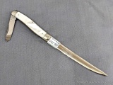 Remington UMC letter opener knife with a pen blade, the mother of pearl handles are in very good