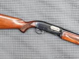 J.C. Higgins Model 60 semi-automatic 12 gauge shotgun was made by High Standard. The barrel measures