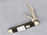 Henry Sears folding pocket knife with double blades. The knife is in overall good condition with