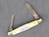 Vintage Remington folding pocket knife with two blades. The knife is in overall good condition, with