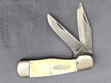 Vintage Western States dual blade folding pocket knife. The knife is in good condition with fair