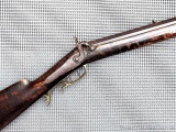Muzzleloading black powder caplock rifle marked F. Shock has a heavy 34