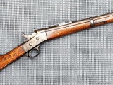 Danish rolling block rifle, Model 1867 Remington patent. Antique firearm Mf'd 1882. Beautiful rifle