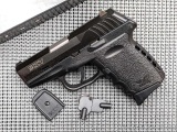 SCCY 9mm pistol Model CPX-2 appears factory test fired only and comes with two floor plates, gun