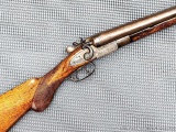 Sam Holt Arms Belgian exposed hammer side by side double barrel 12 gauge shotgun. The 30