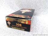 19 Rounds of Crossfire Ammunition .308 Winchester ammo with 140 grain frangible hollow point