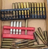 Obsolete and common ammunition incl. .357 H&H Mag, Herters 8mm, 300 Winchester Mag, 300 Win, 7mm-08,