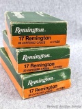 60 Pieces of Remington .17 Rem brass ammunition cases.