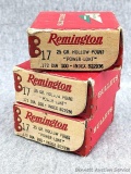 Remington .17 caliber 25 grain HP 
