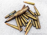 WWII era 50 BMG that has been demilled with an armor piercing bullet and a S L 43 headstamp. Odd