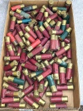 Approx 125 rounds of 12 gauge shotshells in paper and plastic cases. Headstamps incl. Remington,