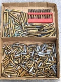 Random ammunition incl. a lot of .30 carbine or .30 MK1, some .38 S&W, a handful or two of 303
