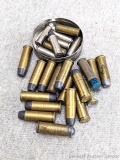 A couple handfuls of .44 Remington Magnum, .45 Colt, and .38 Special. Bullets incl. wadcutter, shot,