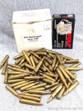 Partial 100 round box of Wisconsin Cartridge Corp .223 Remington ammunition with 55 grain PSP