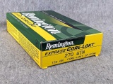 20 Rounds of Remington .270 Winchester ammunition with RNSP bullets.