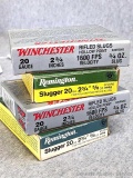 18 Rounds of 20 gauge HP slugs by Remington and Winchester.