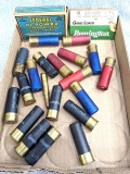 16 gauge shotshells and slugs by Remington, Western, and Peters.