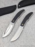 Couple of Deer Creek brand knives, model 195 and 196. Both come with their own sheath and measure