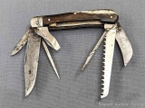Vintage Schneeberger folding pocket knife. The knife is in pretty good condition with tight hinges,