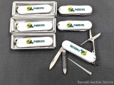 Six Green Bay Packers pocket knives are 2-3/8