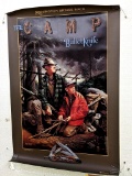 Remington DuPont 'The Camp' Bullet Knife poster titled 