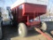 M&W 2 COMP GRAVITY WAGON W/ SEED AUGER
