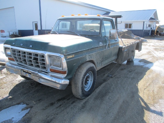 1979 FORD 1 TON FLATBED