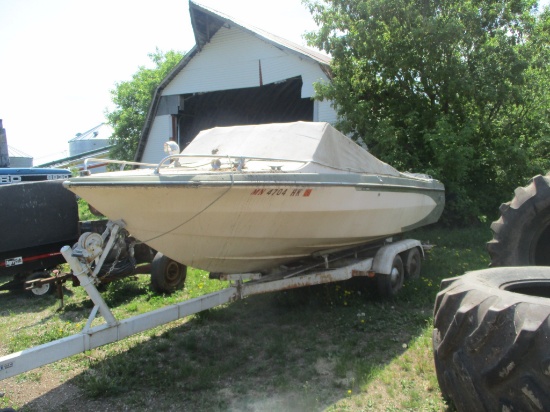 23' GLASTRON LB/OB w/T.A. TRAILER