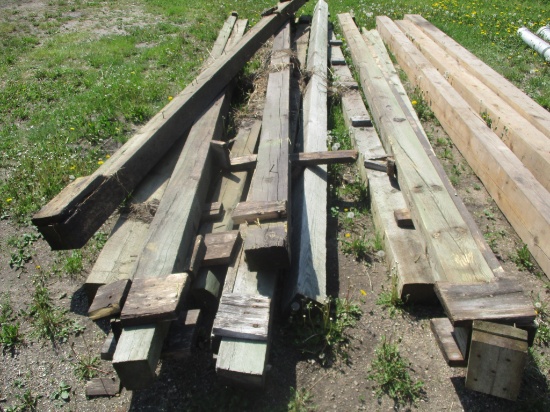 6X6X20 WOOD BEAMS