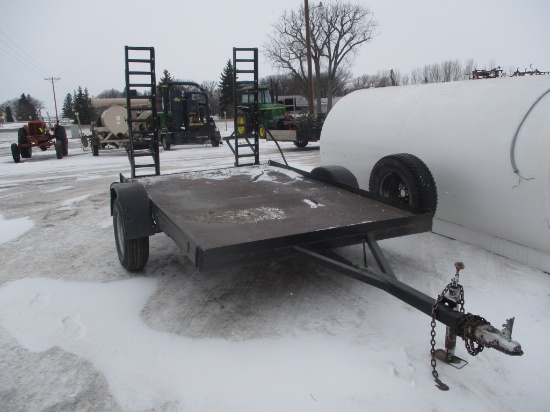 6 1/2' X 10' S.A. SKID LOADER TRAILER