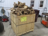 Crate of Split Oak Wood