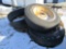 4- 22.5 TRUCK TIRES ON 8 HOLE IMP RIMS