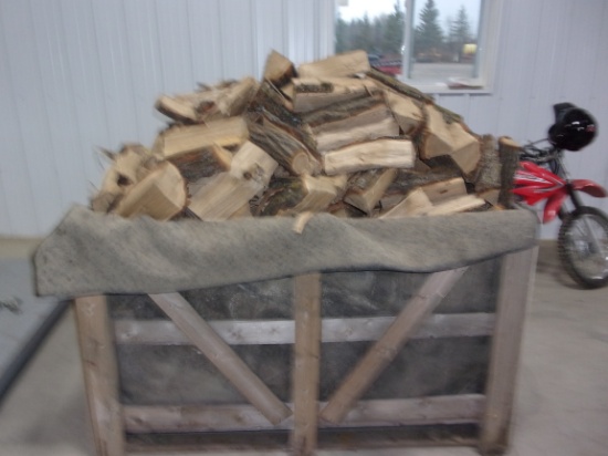 3X3'X4' CRATE OF SPLIT OAK