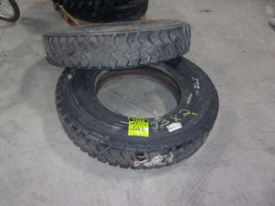 2- 10/22.5 TRUCK TIRES