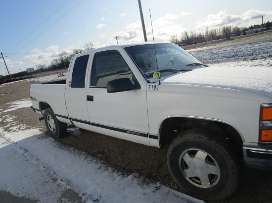 1997 CHEV 1/2 TON EXT CAB PICKUP